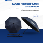 Payung Fibergolf Jumbo Lapis Hitam Custom Logo: Detail Kecil yang Menciptakan Kesan Besar