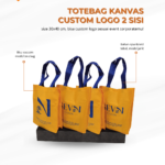 Totebag Kanvas Custom Logo/Desain 2 Sisi: Media Branding dengan Eksposur Maksimal
