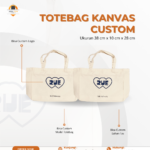 Totebag Kanvas Custom: Merchandise Favorit untuk Berbagai Kebutuhan Promosi