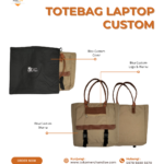 Totebag Laptop Custom: Merchandise Profesional untuk Mobilitas Modern