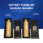 Gift Set Tumbler Bambu Custom Logo: Sentuhan Natural untuk Brand yang Modern