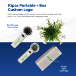 Kipas Portable with Box Custom Logo: Souvenir Modern yang Siap Diberikan