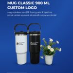 Mug Stainless 900 ml Custom Logo: Merchandise Premium untuk Aktivitas Sehari-Hari