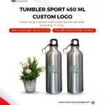 Tumbler Sport 450 ml Custom Logo: Merchandise Aktif untuk Branding yang Dinamis