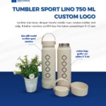 Tumbler Sport Lino 750 ml Custom Logo: Merchandise Premium untuk Gaya Hidup Aktif