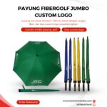 Payung Fiber Golf Custom Logo: Merchandise Kuat, Elegan, dan Siap Meningkatkan Branding Anda