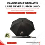 Payung Golf Otomatis Lapis Silver Custom Logo: Perlindungan Maksimal untuk Branding Profesional