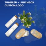 Tumbler + Lunch Box Custom Logo: Paket Merchandise Praktis untuk Aktivitas Sehari-hari
