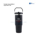 Tumbler Classic 900ml Grafir Logo Satu Sisi: Merchandise Premium yang Selalu Digunakan