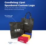 Goodie Bag Spunbond Custom Logo: Souvenir Praktis yang Selalu Digunakan