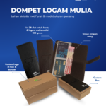 Dompet Logam Mulia Custom Logo: Souvenir Premium yang Bernilai Tinggi