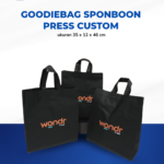 Goodiebag Spunbond Press Custom Logo: Solusi Praktis untuk Event Berskala Besar