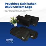 Pouchbag Kain D300 Custom Logo: Praktis untuk Menyimpan Berbagai Kebutuhan