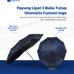 Payung Lipat 3 Otomatis Custom Logo: Praktis Dibawa, Maksimal untuk Branding