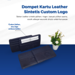 Dompet Kartu Leather Sintetis Custom Logo: Aksesori Profesional untuk Branding Elegan