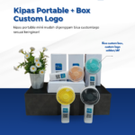 Kipas Portable + Box Custom Logo: Souvenir Praktis yang Terlihat Lebih Premium