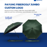 Payung Fiber Golf Jumbo Custom Logo: Simbol Pelayanan Premium yang Terlihat Nyata