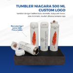 Tumbler Niagara 500 ml Custom Logo: Merchandise Modern yang Selalu Menemani Aktivitas