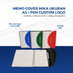 Memo Cover Mika + Pen Custom Logo: Perpaduan Praktis untuk Produktivitas Harian