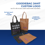 Goodiebag Jahit Custom Logo: Lebih Kuat, Lebih Awet, Lebih Bernilai