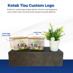 Kotak Tisu Custom Logo: Detail Sederhana yang Membuat Brand Lebih Elegan