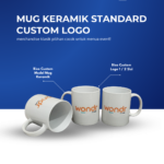 Mug Keramik Putih Standard Custom Logo: Merchandise Klasik yang Tak Pernah Salah Pilih