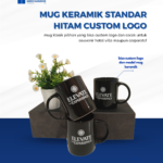 Mug Keramik Standard Hitam Custom Logo: Simbol Profesionalisme yang Selalu Digunakan