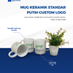 Mug Keramik Standar Putih Custom Logo: Pilihan Favorit untuk Corporate Merchandise