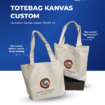 Totebag Canvas Custom Logo: Merchandise Stylish yang Digunakan Berulang Kali