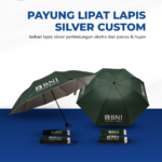 Payung Lipat Lapis Silver Custom Logo: Ringkas dengan Perlindungan Maksimal
