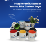 Mug Keramik Standar Warna Custom Logo: Ceria, Menarik, dan Mudah Diingat