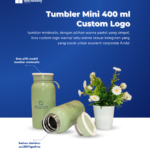 Tumbler Mini 400 ml Custom Logo: Ukuran Praktis untuk Aktivitas Dinamis