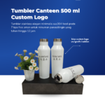 Tumbler Canteen 500 ml Custom Logo: Merchandise Premium yang Selalu Digunakan