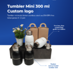Tumbler Mini 300 ml Custom Logo: Ringkas, Praktis, dan Mudah Dibawa