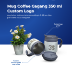 Mug Coffee Gagang 350 ml Custom Logo: Teman Terbaik untuk Menikmati Kopi