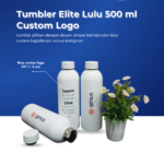 Tumbler Elit Lulu 500 ml Custom Logo: Merchandise Modern untuk Brand Modern