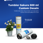 Tumbler Sakura 500 ml Custom Logo: Favorit untuk Branding yang Elegan