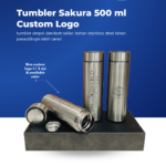 Tumbler Sakura 500 ml Custom Logo: Merchandise Favorit yang Tidak Pernah Salah