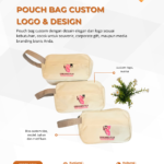 Pouchbag Custom Logo & Design: Merchandise Multifungsi untuk Berbagai Kebutuhan