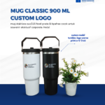 Tumbler Classic 900ml Custom Logo: Merchandise Premium yang Menemani Setiap Aktivitas