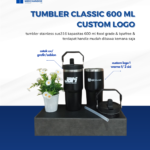 Tumbler Classic 600 ml Custom Logo: Merchandise Serbaguna untuk Berbagai Kebutuhan