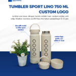 Tumbler Sport Lino 750 ml Custom Logo: Pilihan Tepat untuk Gaya Hidup Aktif