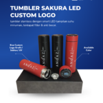 Tumbler Sakura LED Custom Logo: Merchandise Inovatif dengan Sentuhan Teknologi Modern