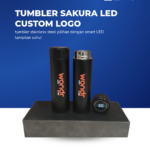 Tumbler Sakura Smart LED Custom Logo: Corporate Gift Premium yang Mengikuti Tren Modern