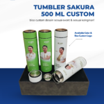 Tumbler Sakura 500 ml Custom Logo: Merchandise Favorit untuk Branding yang Efektif
