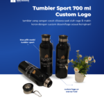 Tumbler Sport 700 ml Custom Logo: Solusi Merchandise untuk Aktivitas yang Lebih Aktif
