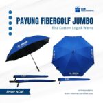Payung Fibergolf Jumbo Custom Logo: Merchandise Premium yang Kokoh dan Efektif untuk Branding Perusahaan