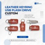 Leather Keyring USB Flash Drive Custom: Merchandise Multifungsi yang Praktis untuk Branding Perusahaan