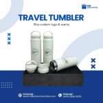 Travel Tumbler Custom Logo Stainless Steel – Souvenir Perusahaan & Merchandise Promosi