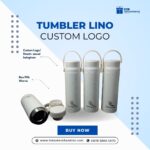 Tumbler Lino Custom Logo Stainless Steel – Souvenir Perusahaan & Merchandise Promosi